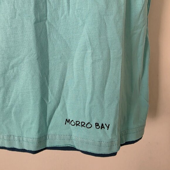 NEW Lazy One PJ  T-Shirt I'm Otterly Exhausted Morro Bay Otter Graphic Tee Sz M - Picture 3 of 8